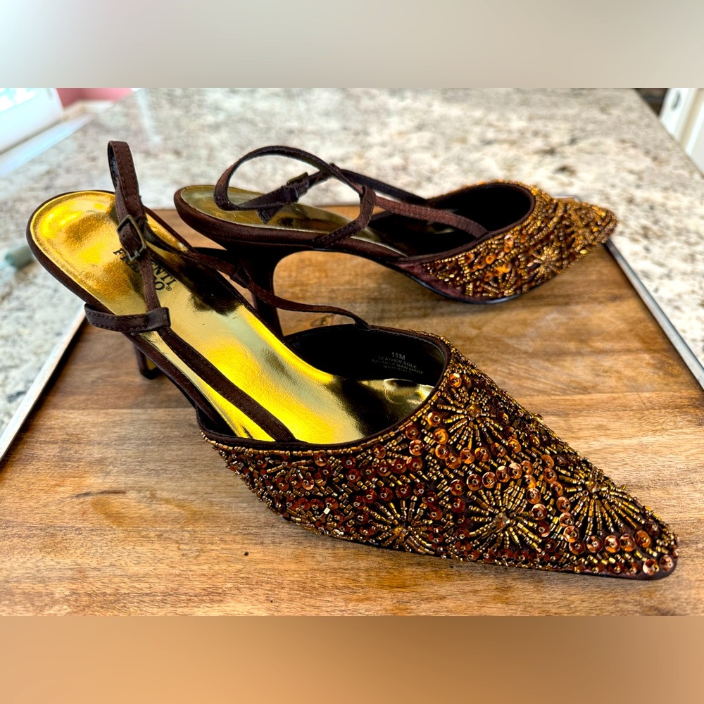 Valenti Franco Brown Heels Sophisticated Style